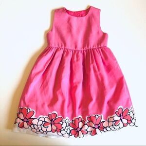 Gymboree Pink Floral Dress EUC